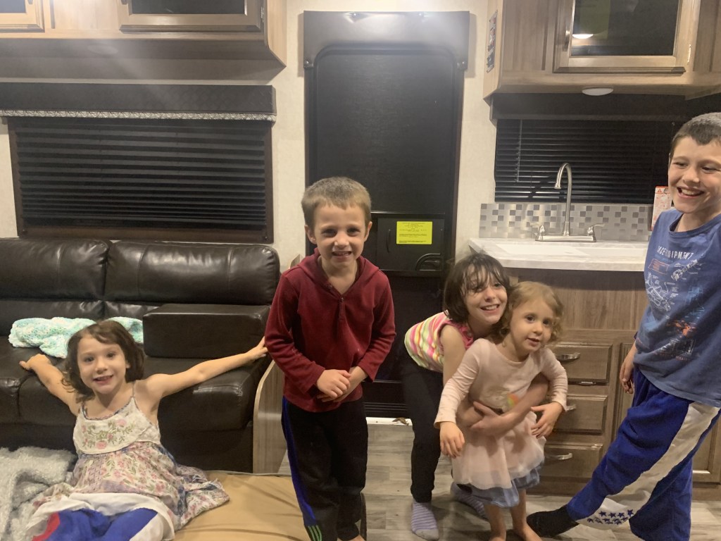 jayco camper for big family glamping